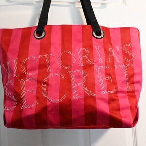 Victoria’s Secret Hot Pink Rhinestone Bling Tote